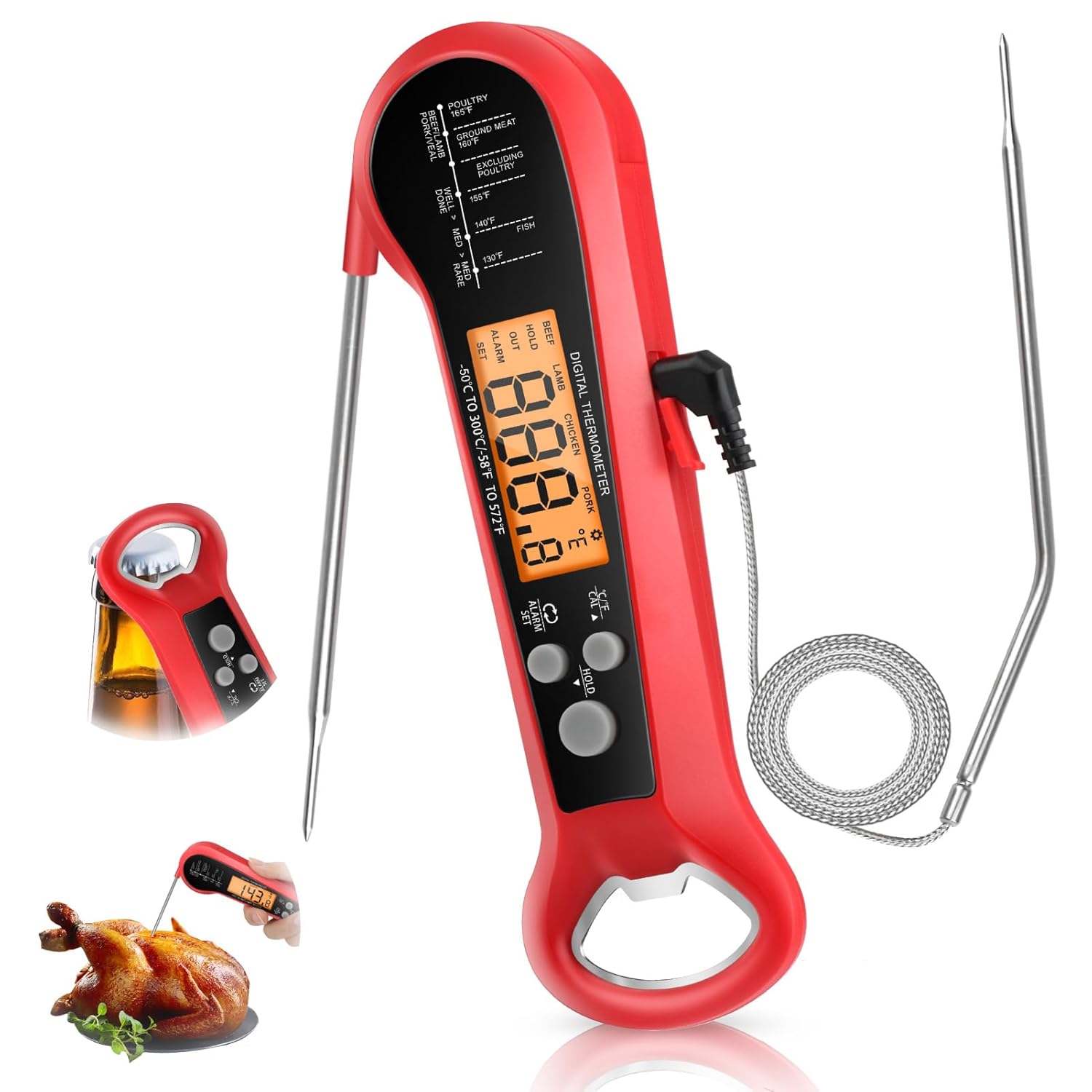 ميزان حرارة رقمي احترافي للحوم - مراجعة Thermometer Digital وسعره