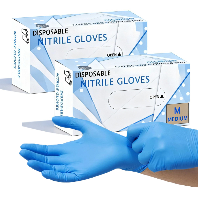 10-100 قطعة قفازات النتريل الز - مراجعة Medical Gloves وسعره